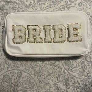 ‘Bride’ Clutch with Gold Accents